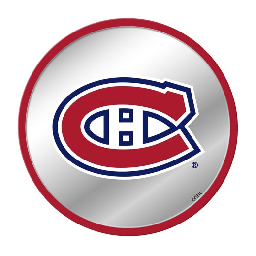 Montreal Canadiens: Modern Disc Mirrored Wall Sign