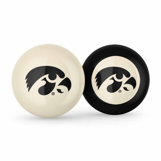 University Of Iowa Cue Ball & 8 Ball
