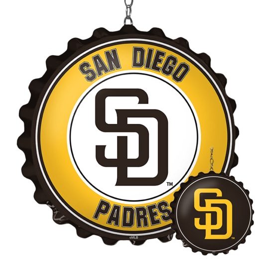San Diego Padres: Doublesided Bottle Cap Dangler
