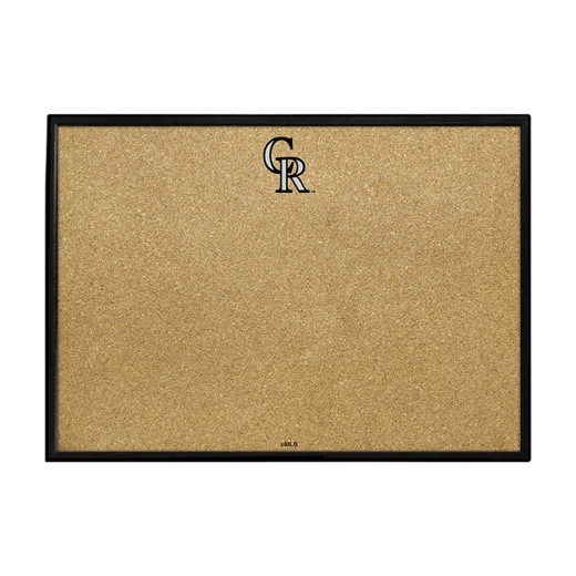 Colorado Rockies: Framed Corkboard