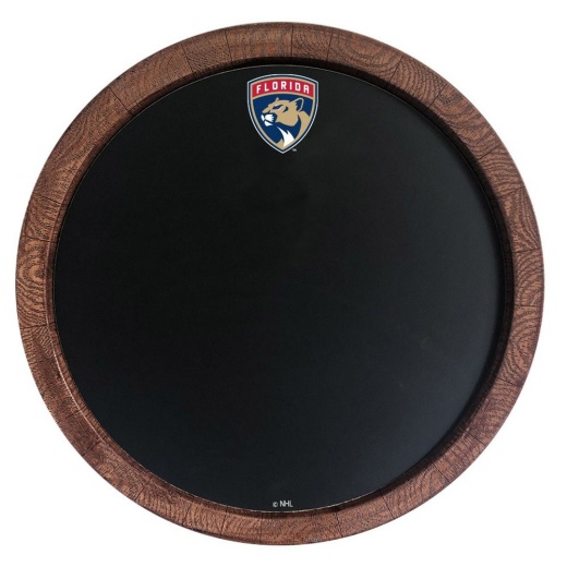Florida Panthers: Chalkbaord "Faux" Barrel Top Sign