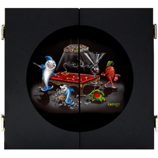 Michael Godard Pool Shark Iii Dart Cabinet