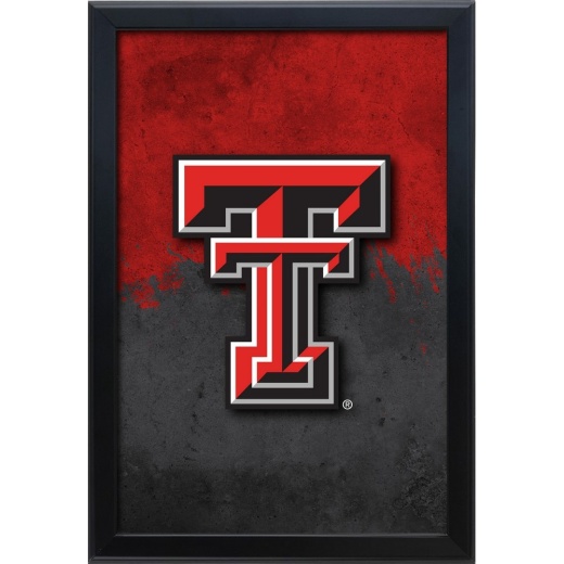 Texas Tech University 15.75" X 23.5" Led Snap Frame Lightbox By Holland Bar Stool Company