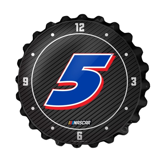 Kyle Larson: Bottle Cap Wall Clock