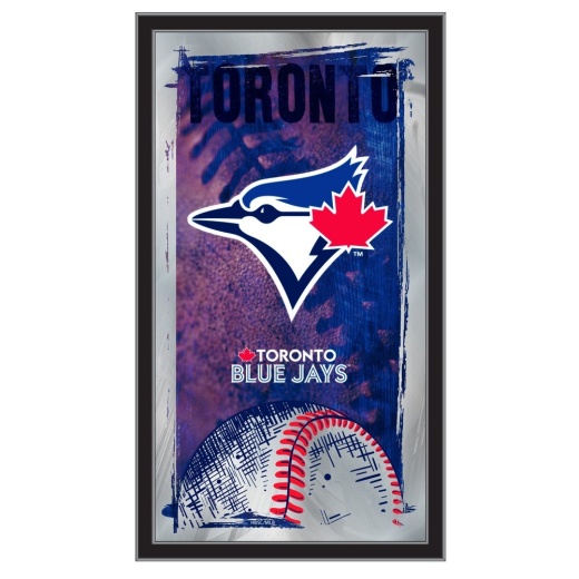 Toronto Blue Jays 15" X 26" Baseball Mirror By Holland Bar Stool Company