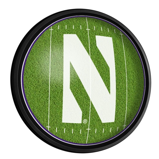 Northwestern Wildcats: On The 50 Slimline Lighted Wall Sign