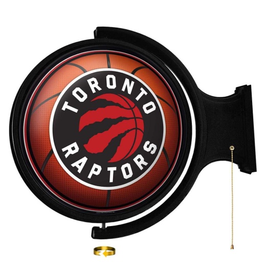 Toronto Raptors: Basketball Original Round Rotating Lighted Wall Sign
