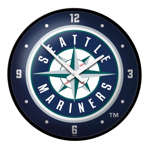 Seattle Mariners: Modern Disc Wall Clock