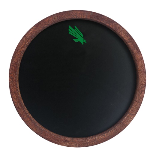 North Texas Mean Green: Chalk "Faux" Barrel Top Sign
