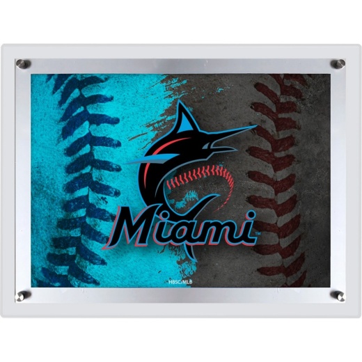 Miami Marlins Backlit Led Sign By Holland Bar Stool Company