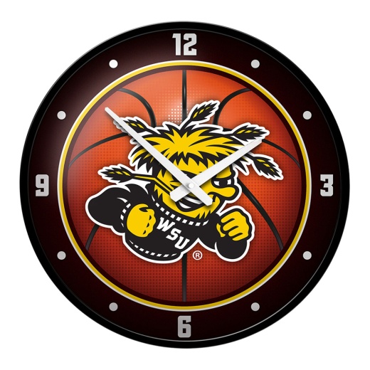 Wichita State Shockers: Basketball Modern Disc Wall Clock