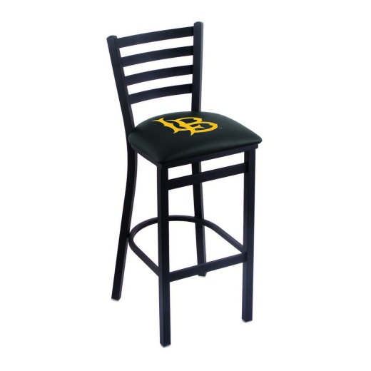 L004 Long Beach State University Stationary Stool With Black Wrinkle Finish