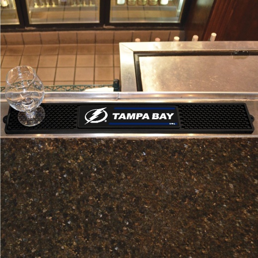 Tampa Bay Lightning Bar Drink Mat 3.25In. X 24In