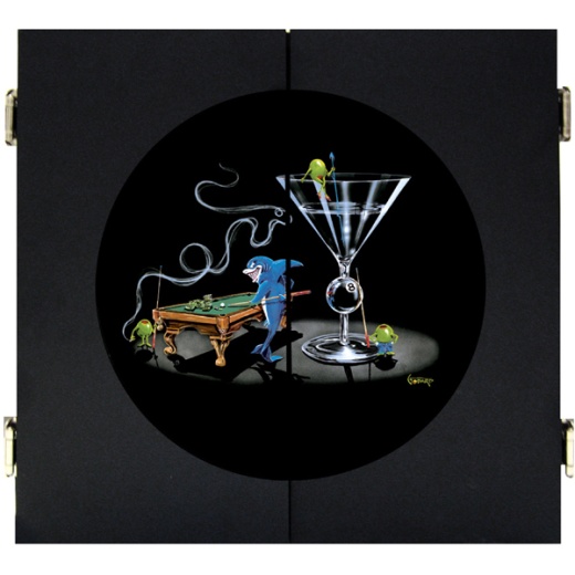 Michael Godard Pool Shark Ii Dart Cabinet