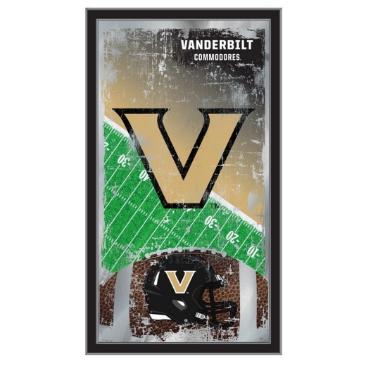 Vanderbilt 15" X 26" Football Mirror By Holland Bar Stool Company