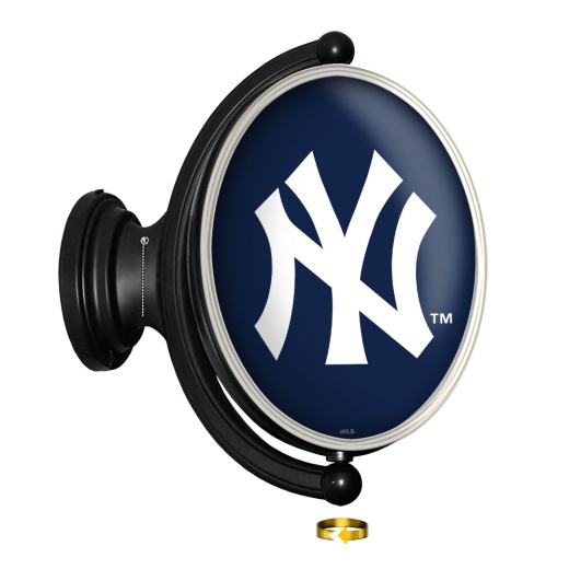 York Yankees: Original Oval Rotating Lighted Wall Sign