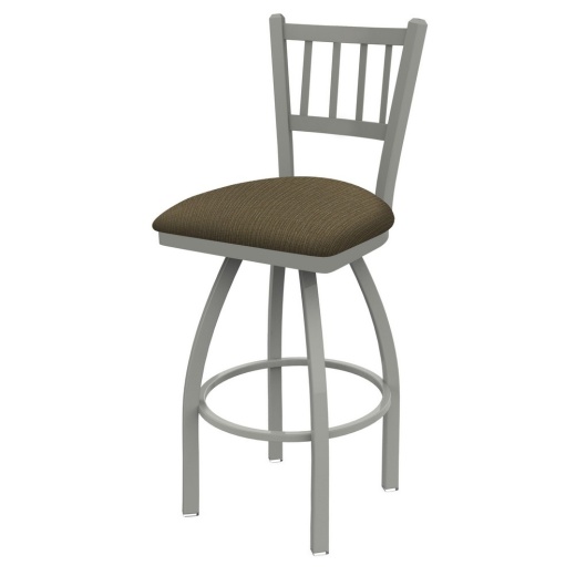 810 Contessa Swivel Stool With Anodized Nickel Finish And Graph Cork Seat