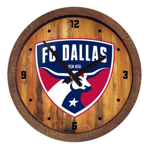 Fc Dallas: "Faux" Barrel Top Clock