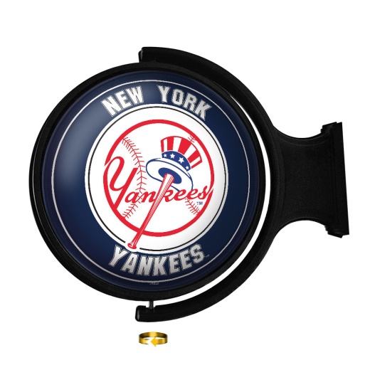 York Yankees: Original Round Rotating Lighted Wall Sign