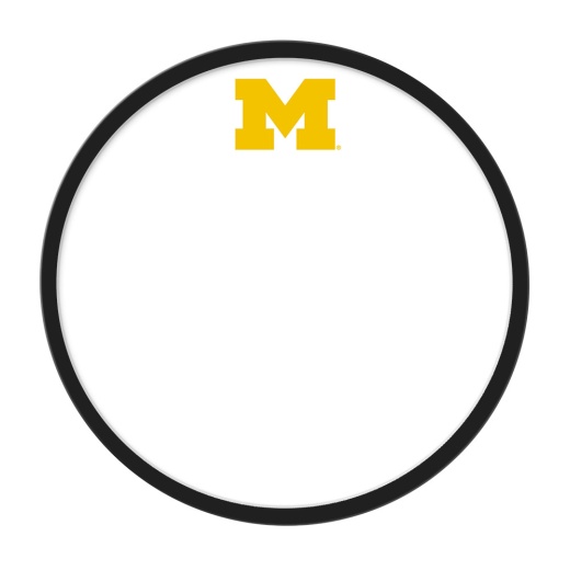Michigan Wolverines: Modern Disc Dry Erase Wall Sign
