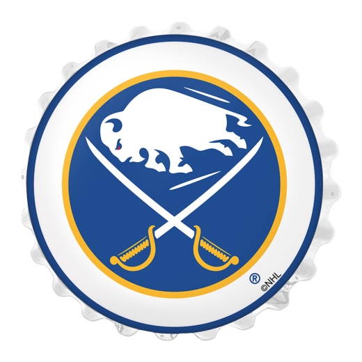 Buffalo Sabers: Bottle Cap Wall Light