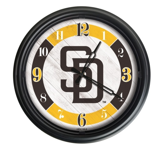 San Diego Padres Indoor/Outdoor Led Wall Clock