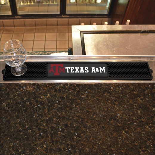 Texas A&M Aggies Bar Drink Mat 3.25In. X 24In