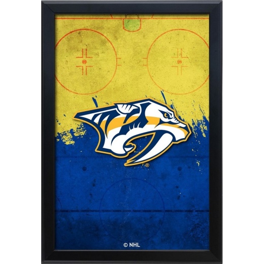 Nashville Predators 15.75" X 23.5" Led Snap Frame Lightbox By Holland Bar Stool Company