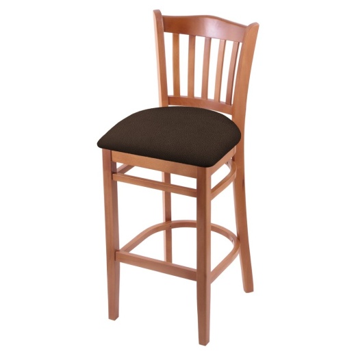 3120 25" Counter Stool With Medium Finish And Rein Coffee Seat