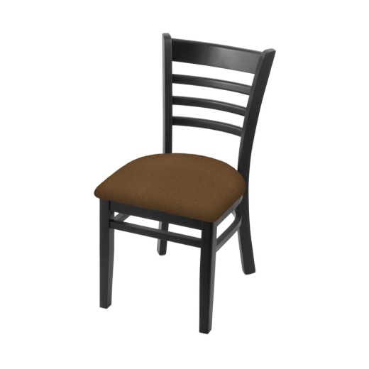 3140 18" Chair With Black Finish And Rein Thatch Seat