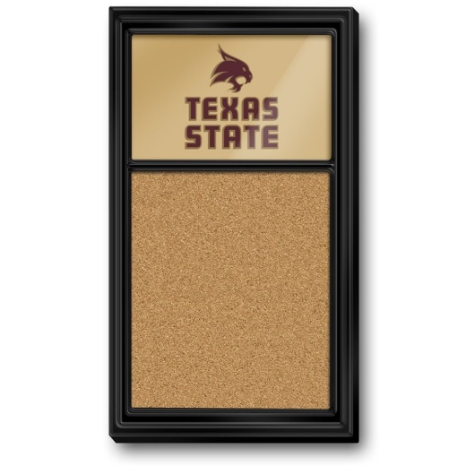 Txst Texas State Bobcats Team Board Corkboardprimary Logo