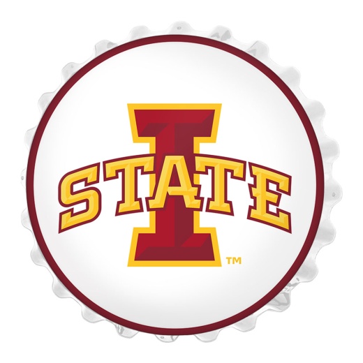 Iowa State Cyclones: Bottle Cap Wall Light