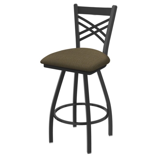 Xl 820 Catalina Swivel Stool With Pewter Finish And Graph Cork Seat