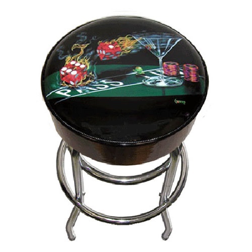 Michael Godard Praying For Seven Bar Stool 30"