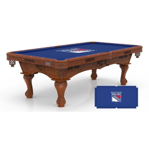York Rangers 8' Pool Table By Holland Bar Stool Co, Finish, Chardonnay