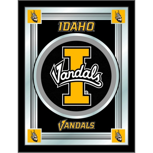 University Of Idaho 17"X22" Logo Wall Mirror By Holland Bar Stool Company Design 1