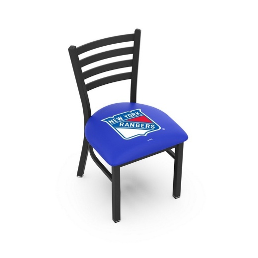 L00418 Black Wrinkle York Rangers Stationary Chair With Ladder Style Back By Holland Bar Stool Co