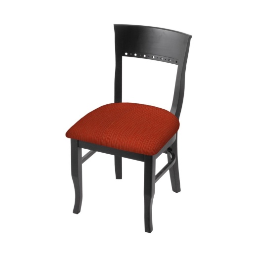 3160 18" Chair With Black Finish And Graph Poppy Seat