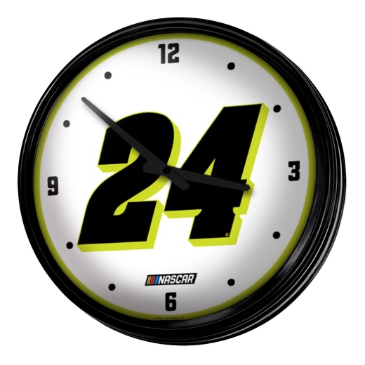 William Bryon: Retro Lighted Wall Clock