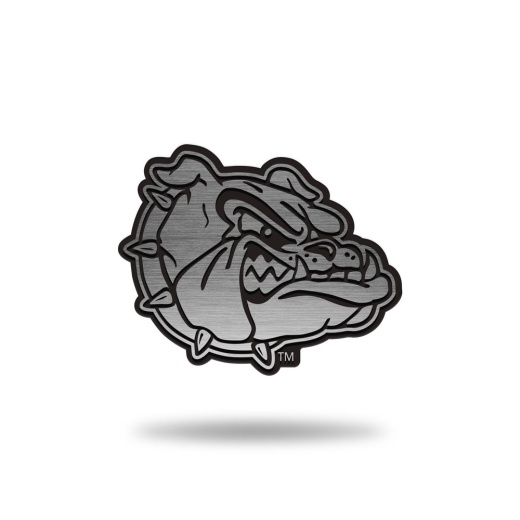 Ncaa Gonzaga Bulldogs Antique Nickel Auto Emblem For Car/Truck/Suv By Rico Industries
