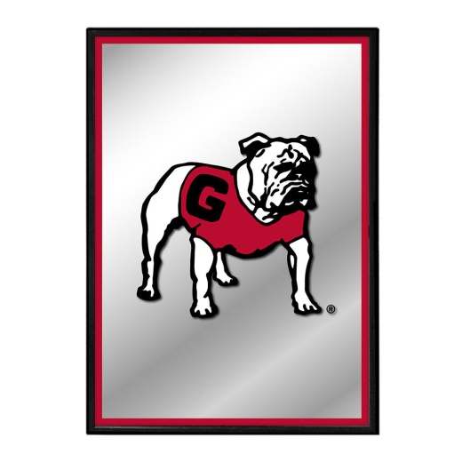 Georgia Bulldogs: Uga Framed Mirrored Wall Sign