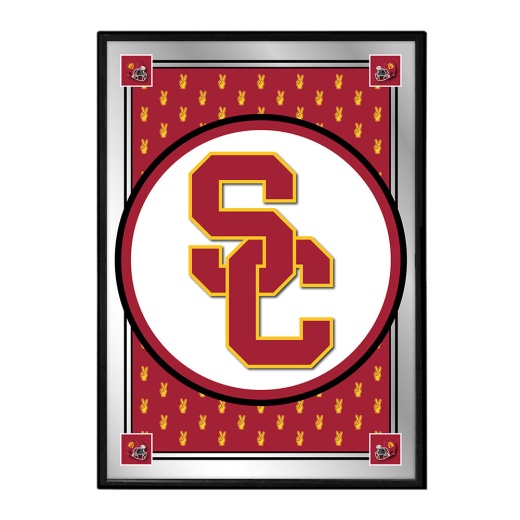 Usc Trojans: Team Spirit, Sc Framed Mirrored Wall Sign