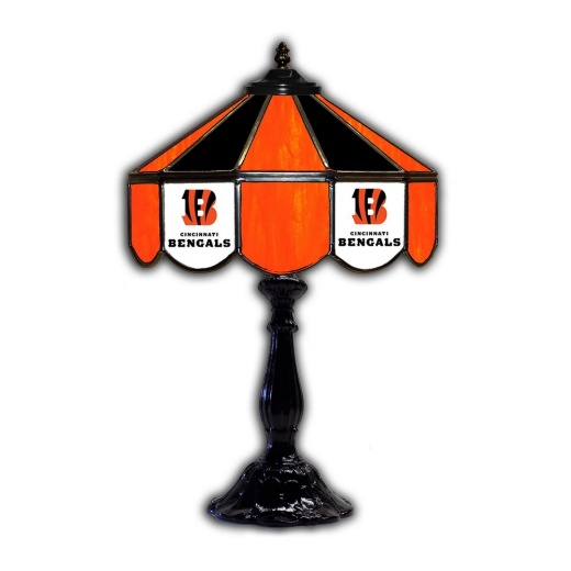 Cincinnati Bengals 21" Glass Table Lamp