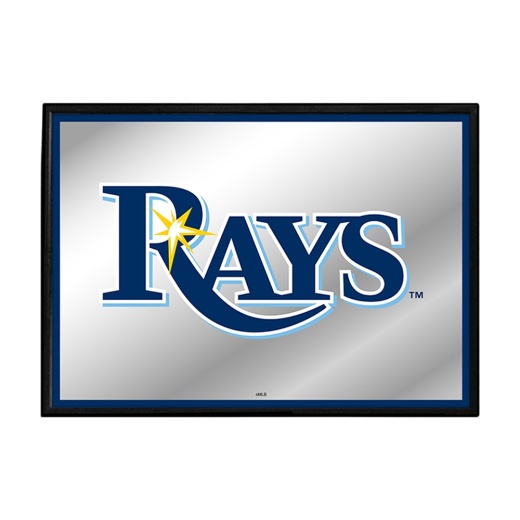 Tampa Bay Rays: Framed Mirrored Wall Sign
