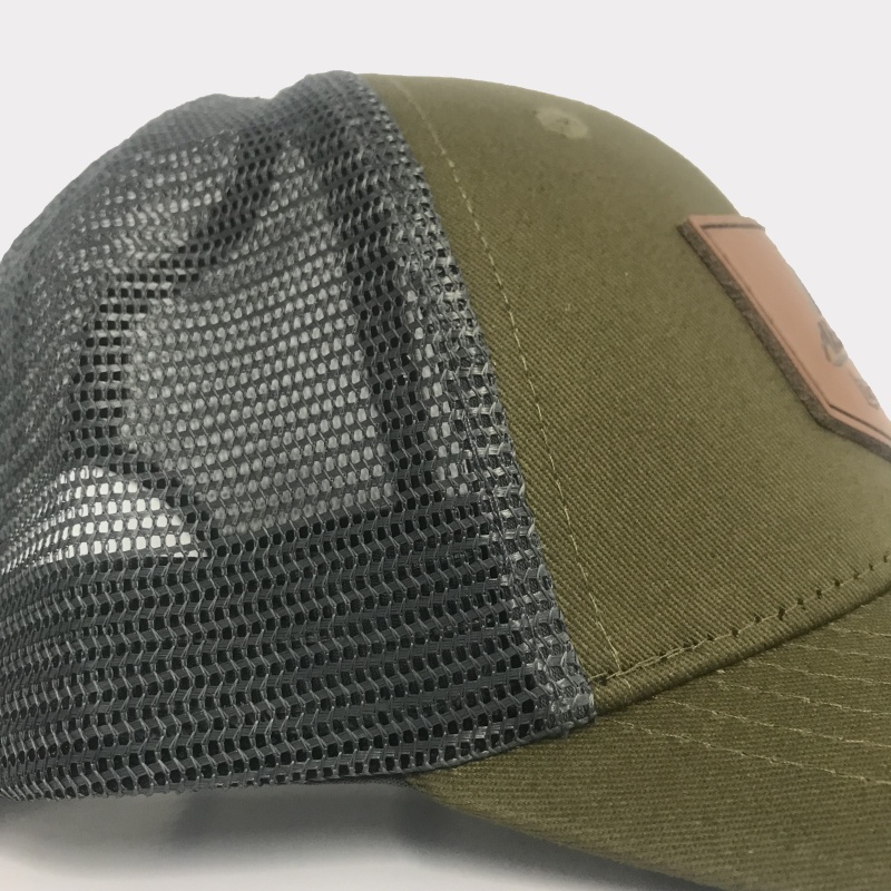 Akadema Leather Company Trucker Hat - Green