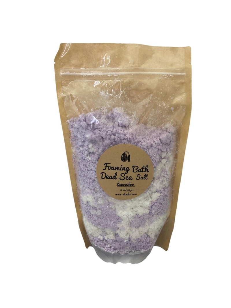 Lavender Foaming Bath Dead Sea Salt
