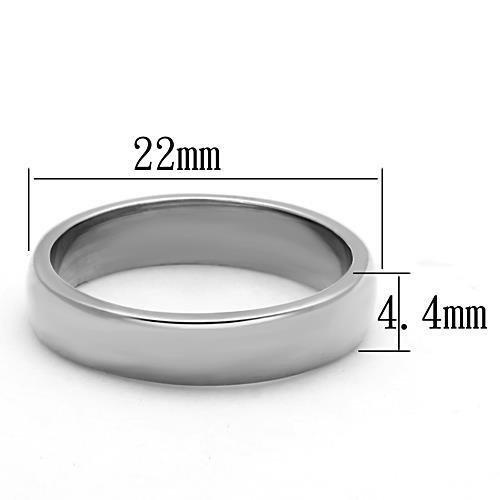 Alamode Tk1375 Stainless Steel Ring - High Polished (No Plating) Ring