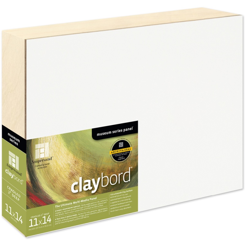 Claybord 2" DEEP Cradled 11x14
