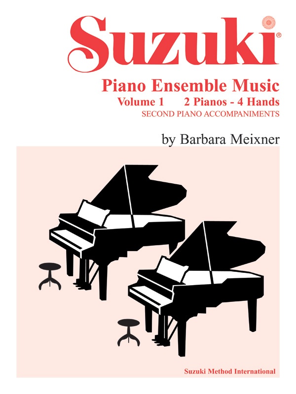 Suzuki Piano Ensemble Music, Volume 1 For Piano Duo Second Piano Accompaniments Book
