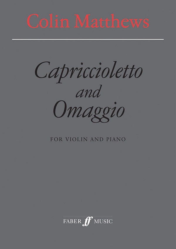 Capriccioletto And Omaggio Score & Part